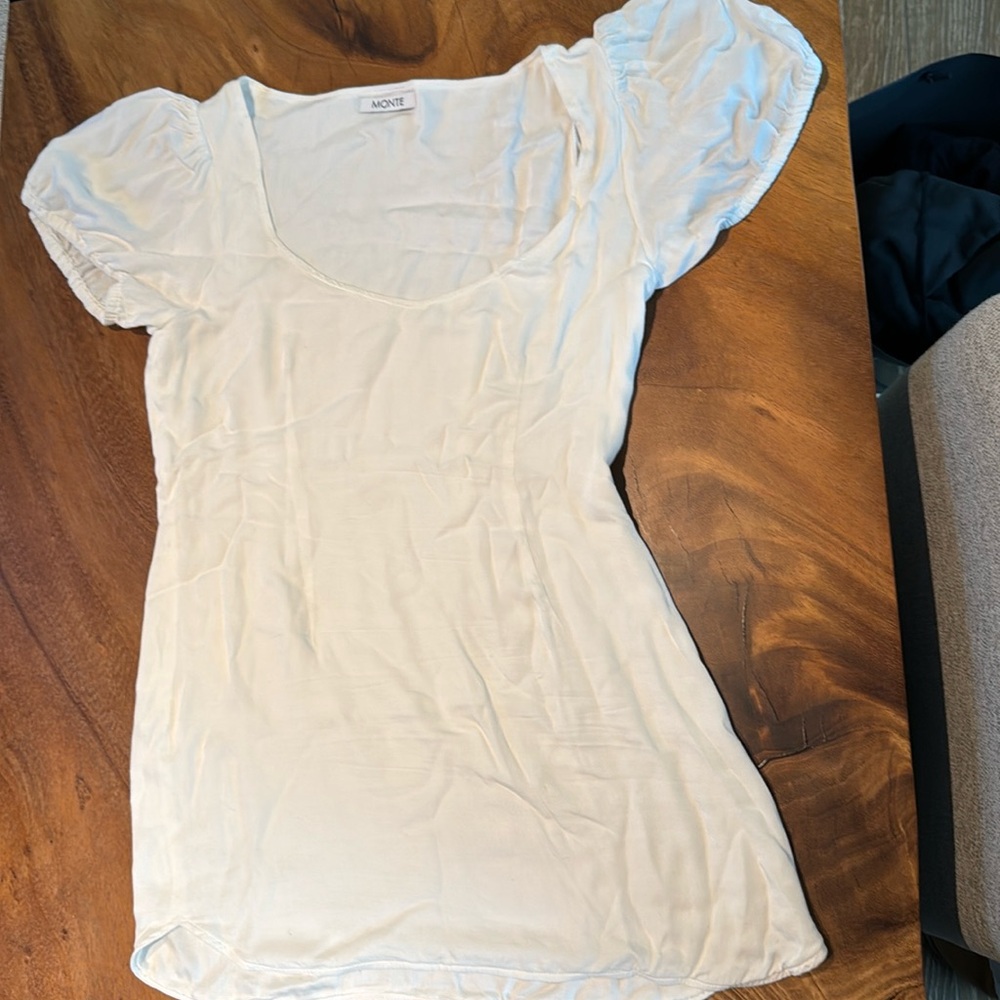 White short dress